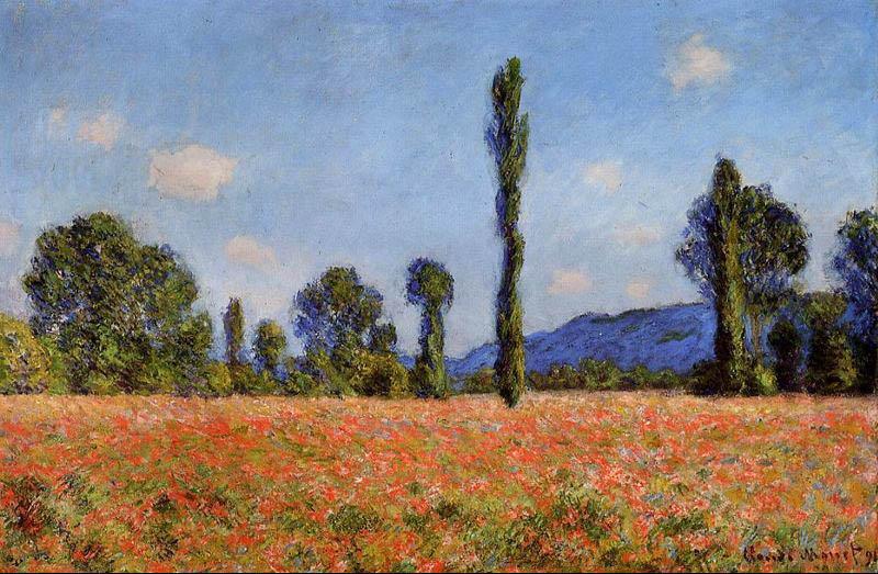 Claude Monet Poppy Field Giverny 2